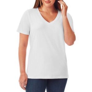 2 Pack - Member's Mark Women’s Short Sleeve V-Neck Tee Size XXL